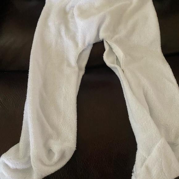 Vintage Fisher Price 12mo Cozy White Blue Horse Elephant Kids One Piece Onesie - Picture 12 of 14